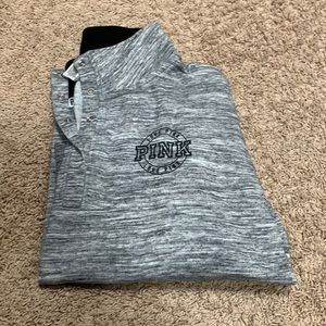 Large, Love Pink Pull Over, Grey